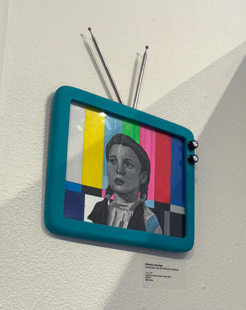Somewhere Over the Technicolor Rainbow. Mixed Media. 8x10. On display at CityArts in Downtown Orlando.