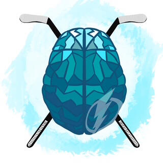 Unused &quot;Hockey Talks&quot; puck concept for Tampa Bay Lightning artist contest. Digital Illustration.